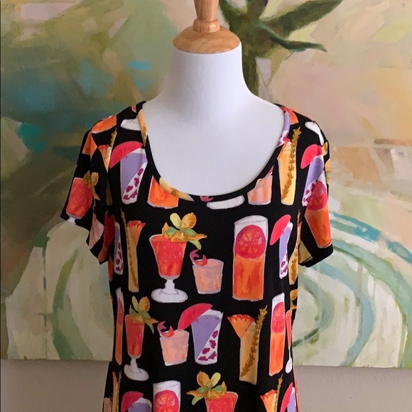 Ronni Nicole Cocktail Drink Print Dress size 8 - Picture 4 of 12
